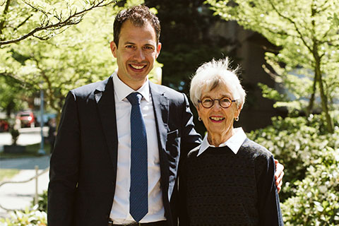 Dr. Daniel Renouf and Judy Hager