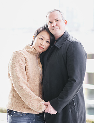 Amy MacRae and husband