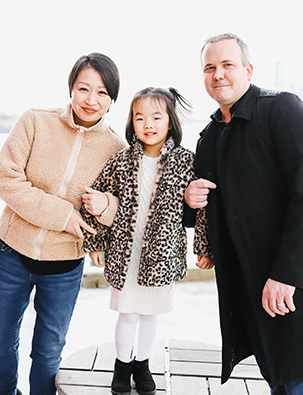 Amy MacRae and family